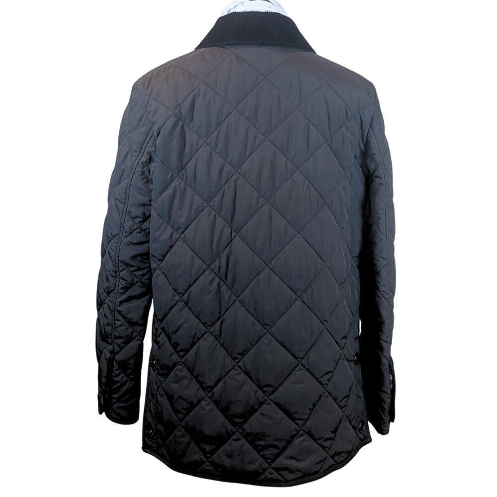 Burberry Coat Quilted Puffer Barn Jacket LOGO Cotswold Black House Check Plaid S - Picture 6 of 16